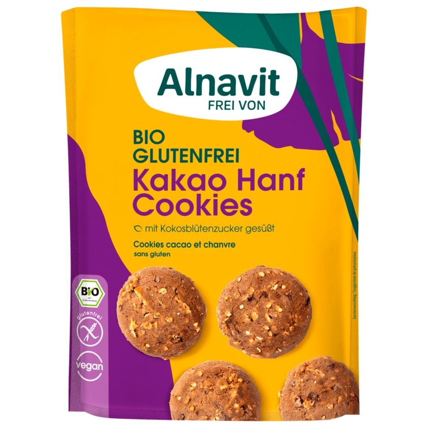 Alnavit Bio Kakao Hanf Cookies 125g